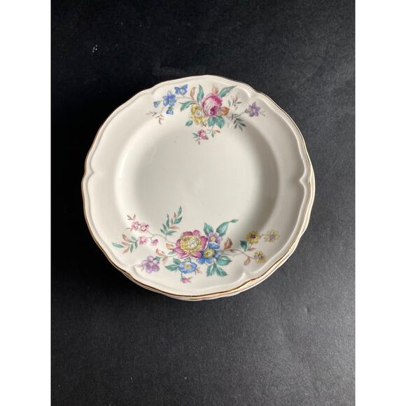 Set of 5 Edwin Knowles Winslow Bread/Dessert Plates | Vintage 1950s Cottagecore - Picture 9 of 10